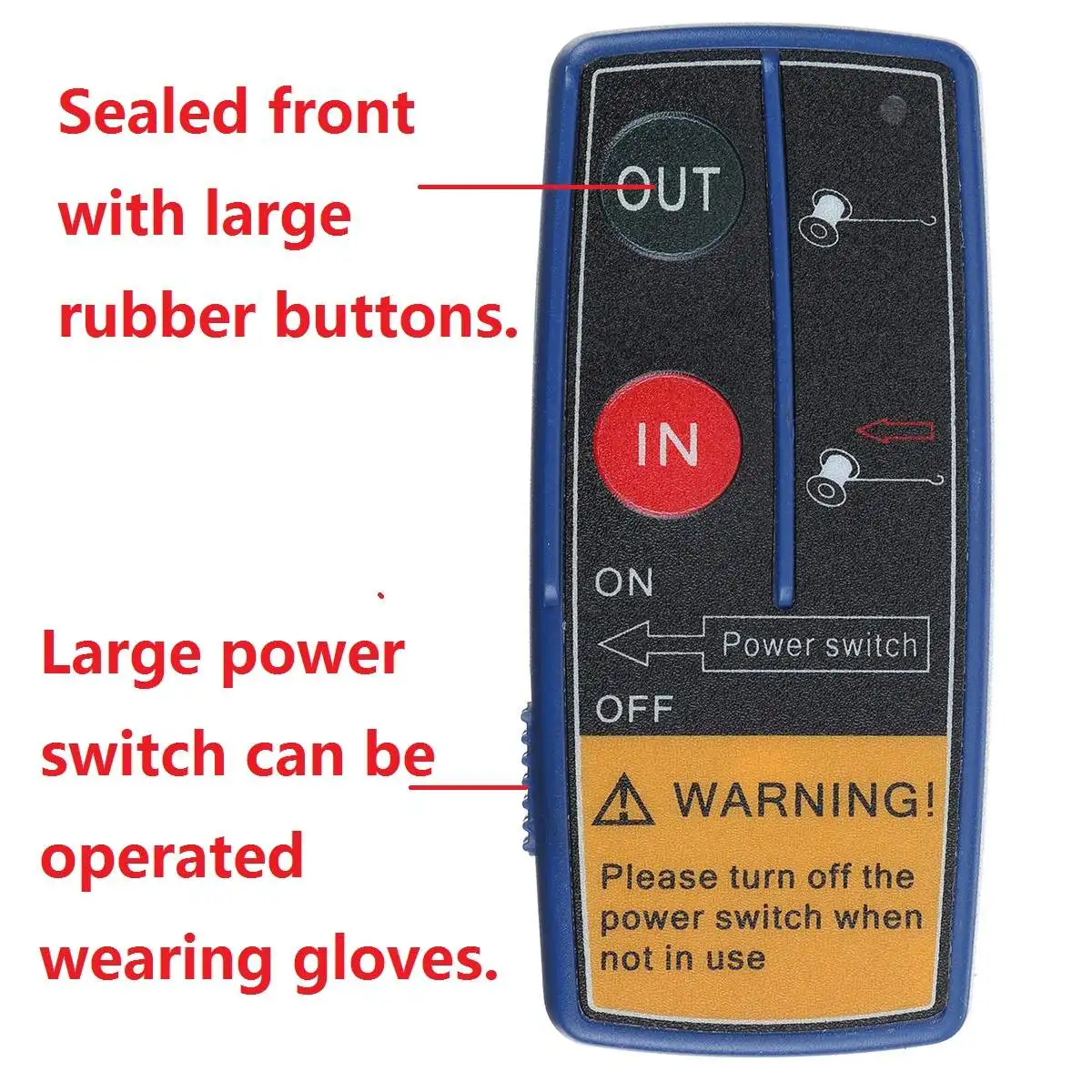Беспроводная электрическая цифровая лебедка с дистанционным управлением 24 В для