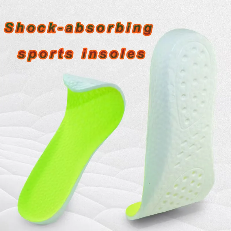 EVAsports cushioning shock absorbing insoles for men women sweat-absorbing breathable elastic full cushion running sports insole