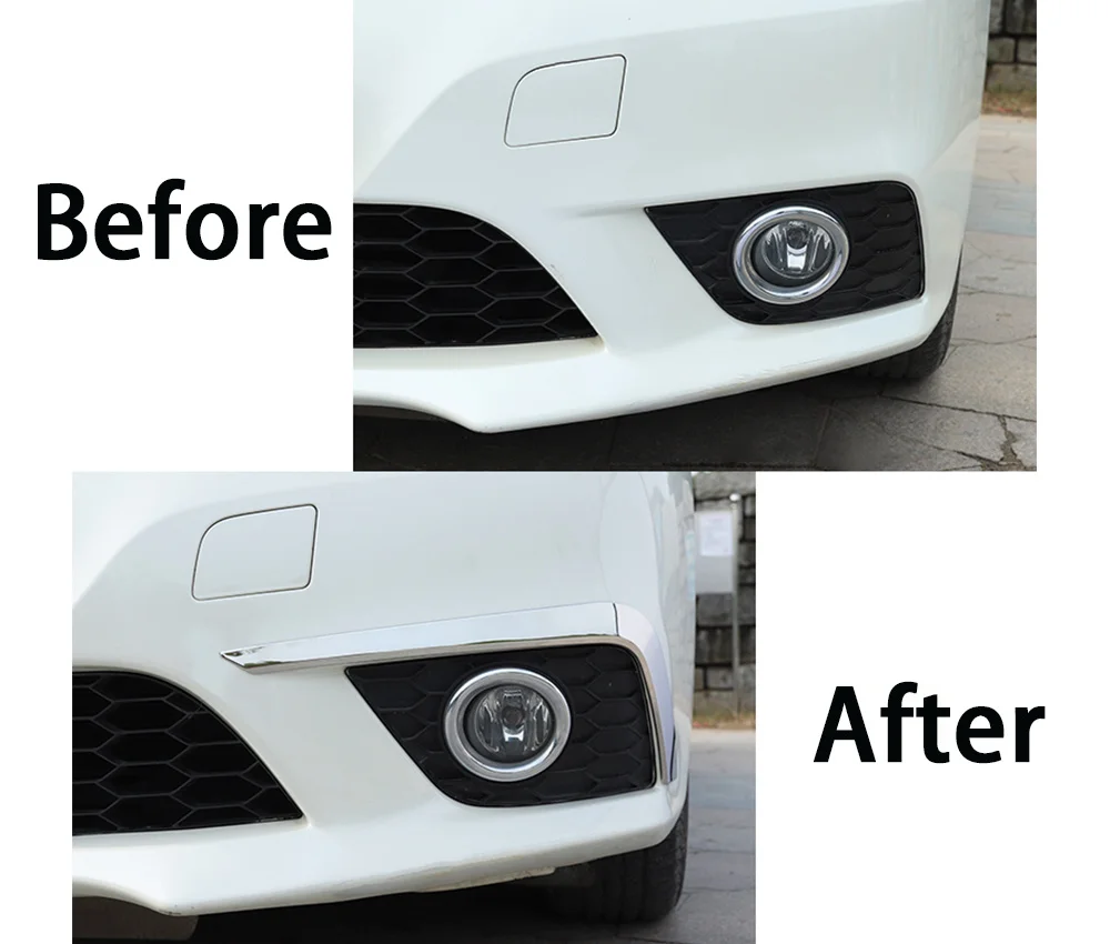 Фото Для Nissan Sentra Sylphy 2016 2017 2018 2019 передняя противотуманная фара крышка облицовка ободок для бровей декоративное формование век №4