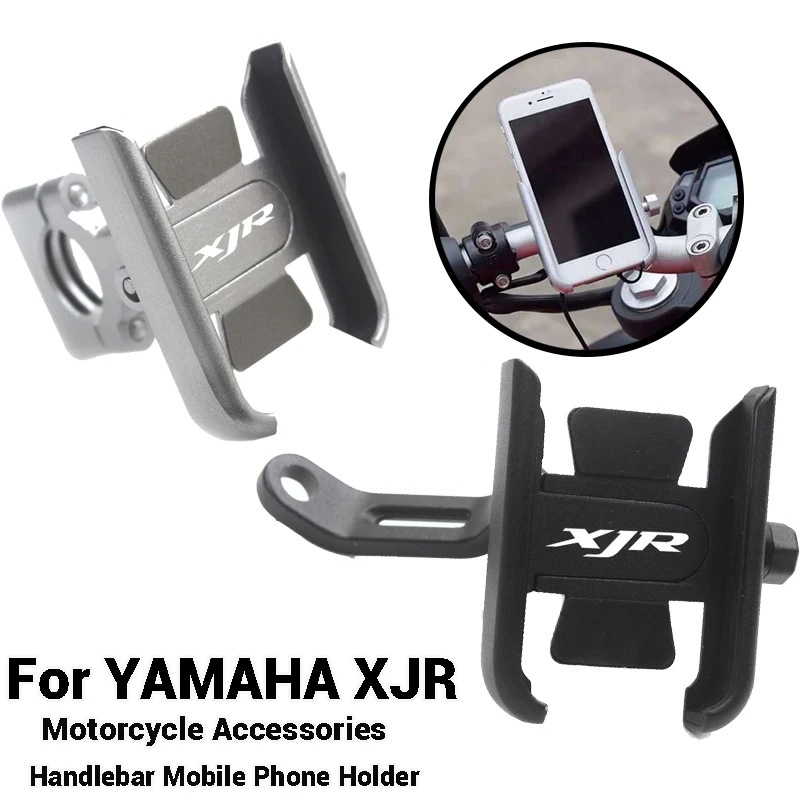 

For YAMAHA XJR1200 XJR1300 XJR 1200 1300 Motorcycle CNC Handlebar Mirror Mobile Phone Holder GPS Stand Bracket