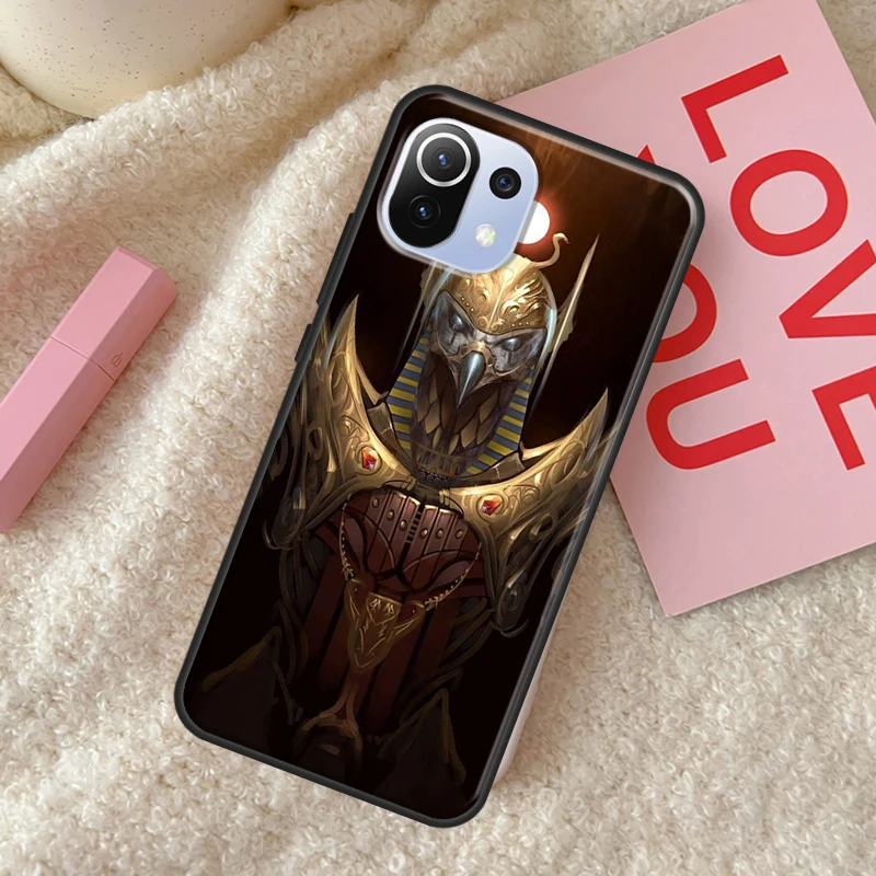 Чехол с изображением бога египта Хоруса и Анубиса для POCO F3 F1 M3 M4 X3 Pro GT X4 чехол