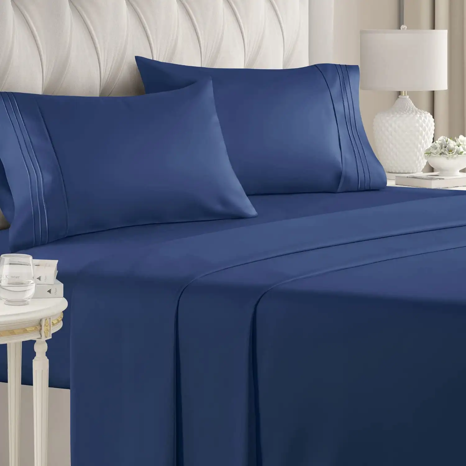 

3 Piece Microfiber Sheet Set - Twin Extra Long - Sage Green Fitted Cover Bed Sheet Bedding Sets