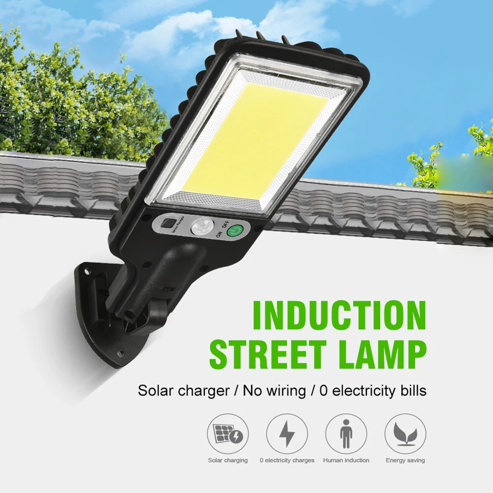 

Solar Street Lights Outdoor Solar Lamp With 3 Light Mode Waterproof Motion Sensor Security Lighting for Garden Patio Path Yard