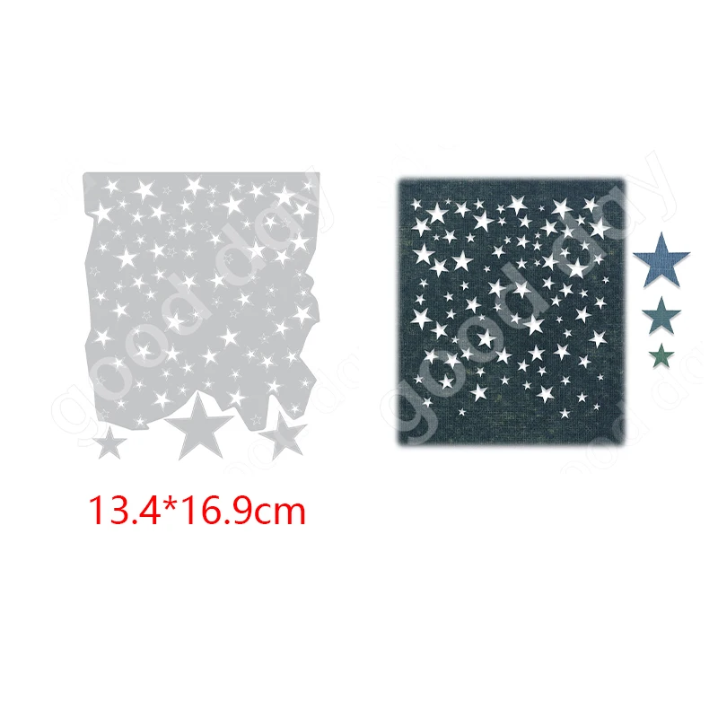 Falling Stars Thinlits Dies Metal Cutting Die DIY Mold Various Card Series Scrapbook Paper Craft Knife Mould Blade Punch Cut Die