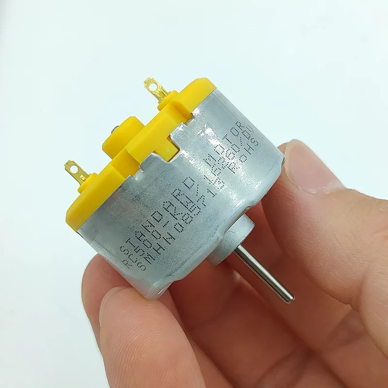 Стандартный мотор RC500-KW16260, DC 6В 9В 12В, миниатюрный, диаметр 32 мм, круглый шпиндельный двигатель с длинным валом для роботов-уборщиков и ароматизаторов (art.: 3920d92be60bb) - 3920d92be60bb