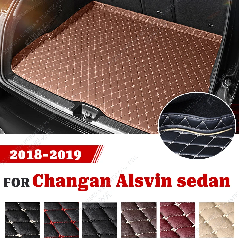Коврик в багажник автомобиля для Changan Alsvin Sedan 2018 2019 водонепроницаемые защитные