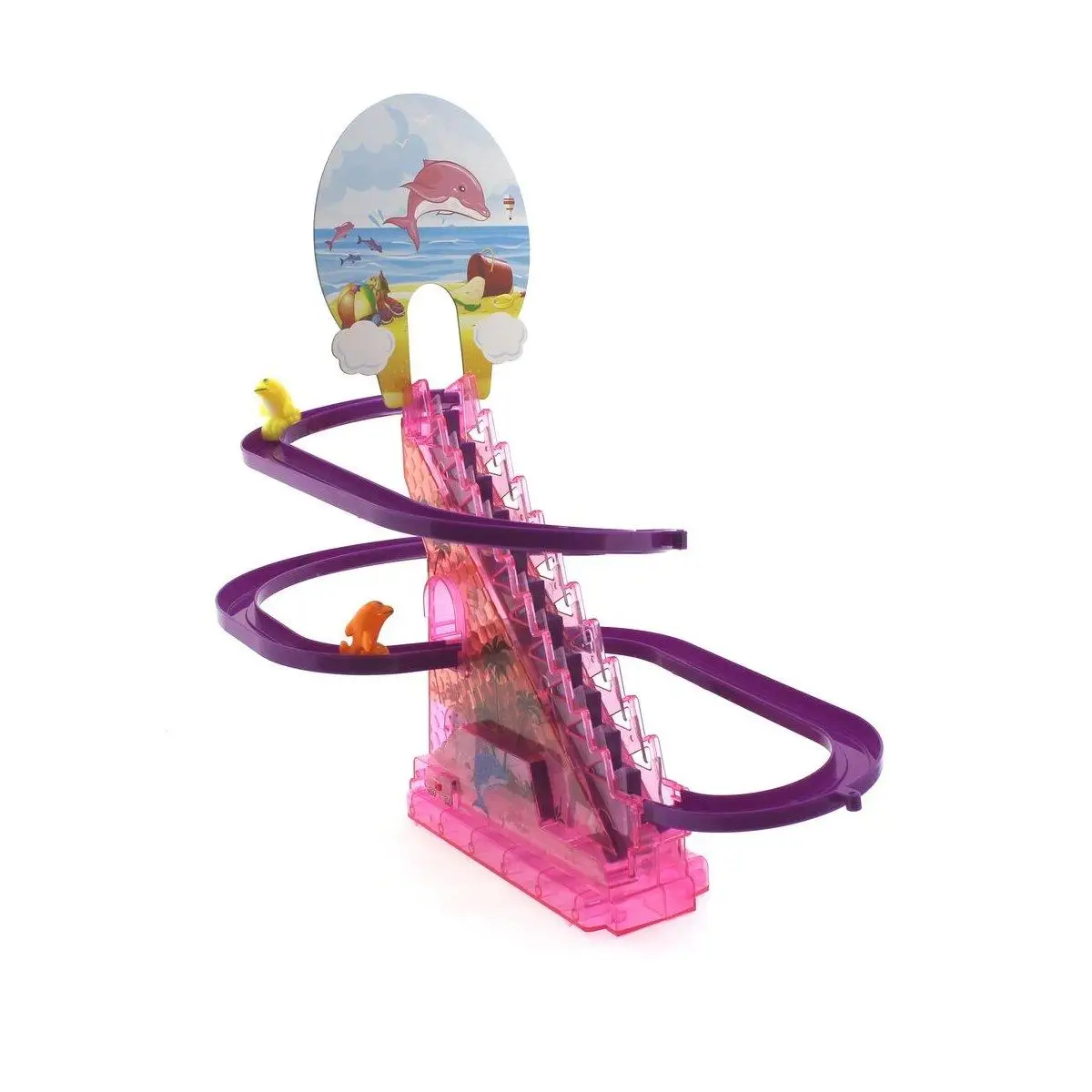 Бренд: мега-игрушка 8940A Mega радужная цветная музыкальная горка Категория: