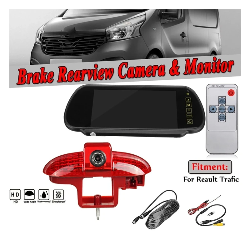 

Car Brake Light Rear View Camera For Renault Trafic 2001-2014 Reverse Camera Backup Camera HD Night Vision Waterproof