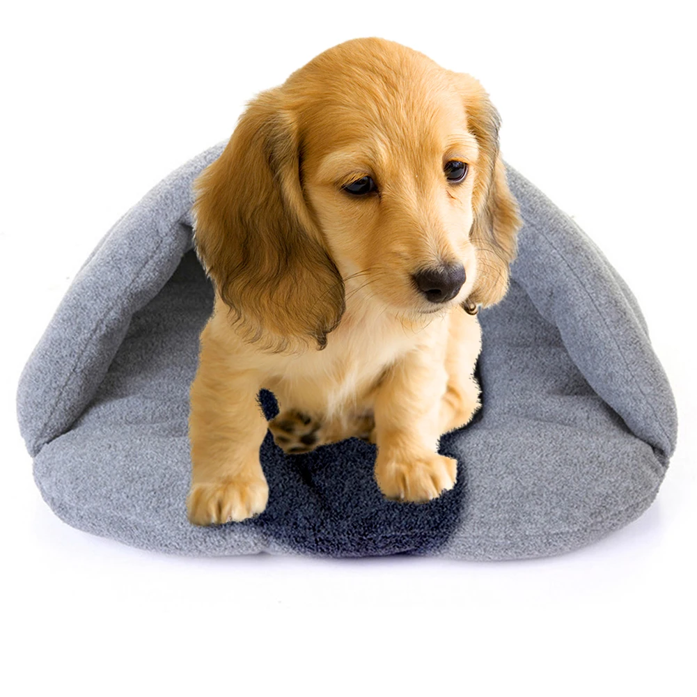 

Спальный коврик, Мягкая скамейка для домашних животных, теплый спальный мешок для зимы, кровать для щенков и собак, домик-вольер, подушка для...