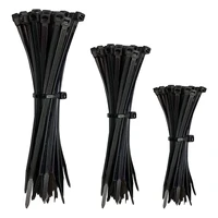 600 pack cable ties black 3 6mm strong nylon zip ties wraps heavy duty plastic assorted in sizes 100mm150mm200mm