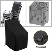 stacked chair dust cover storage bag garden patio furniture protector high quality outdoor waterproof dustproof chair organizer