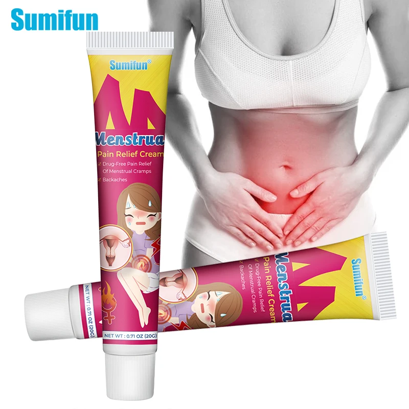 

Women Period Dysmenorrhea Medical Cream Abdominal Pain Lumbar acid Palace Cold Hysterospasm Menstrual Cramp Heat Ointment Care