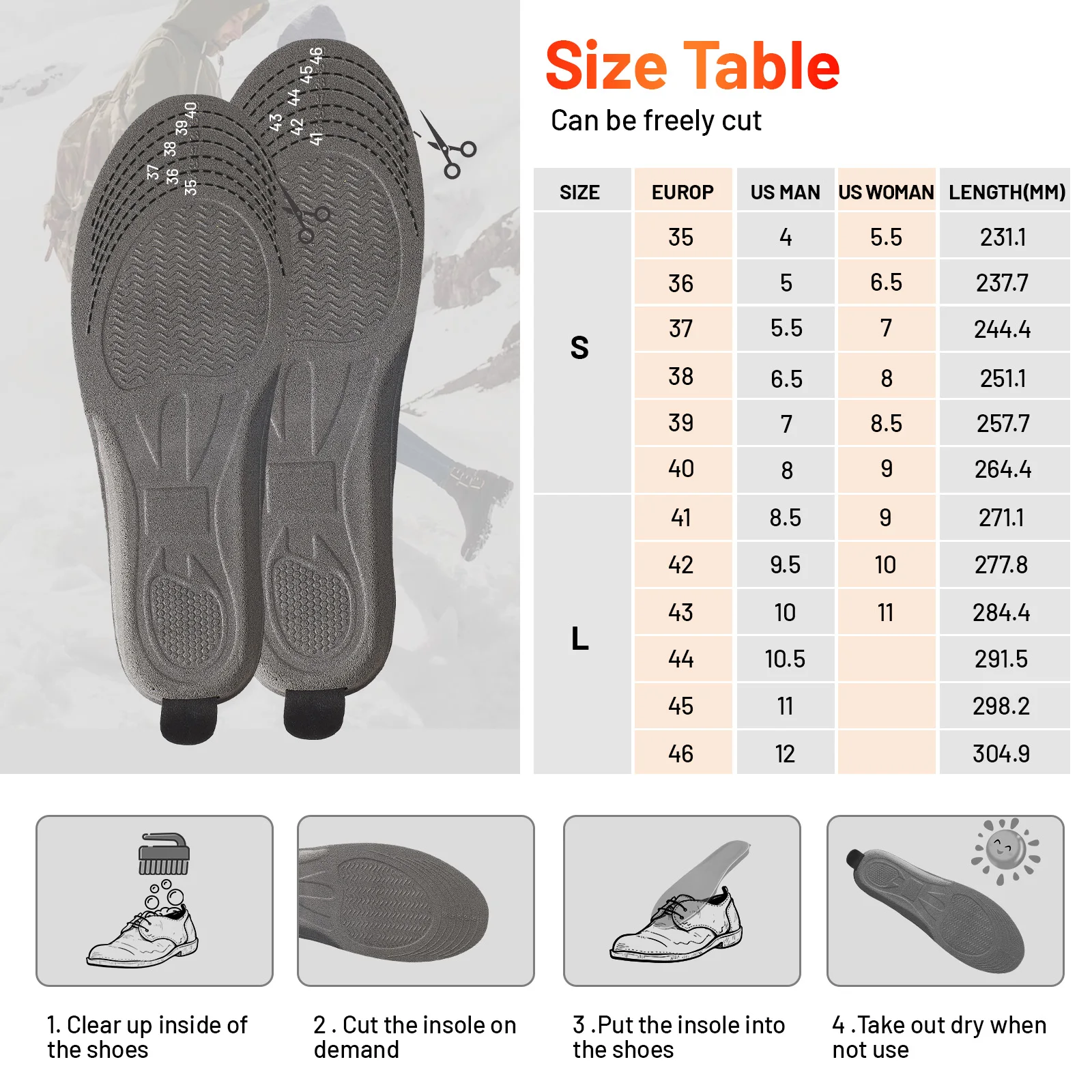 Рисунок 5 - 3000 мАч Подогрев стельки перезаряжаемый
