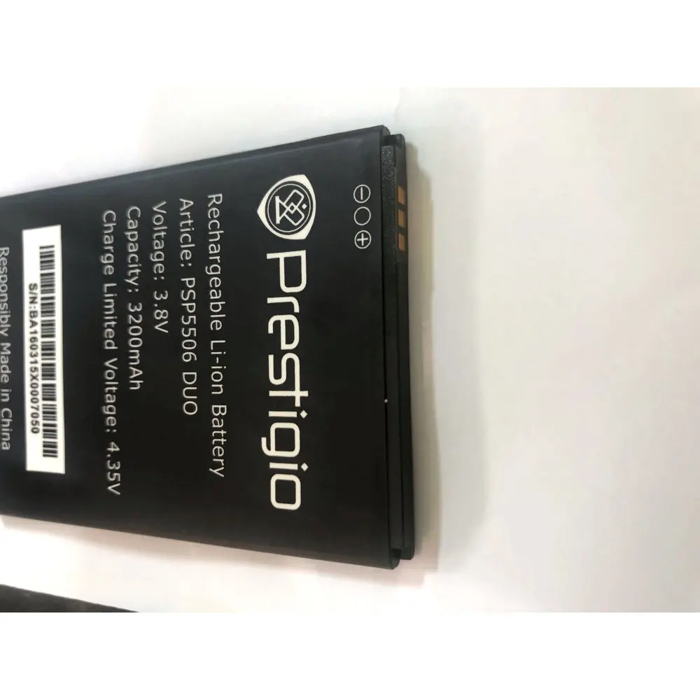 

battery PSP5506 DUO Battery For Prestigio Grace Q5 PSP550 3200mAh Mobile Phone batteries