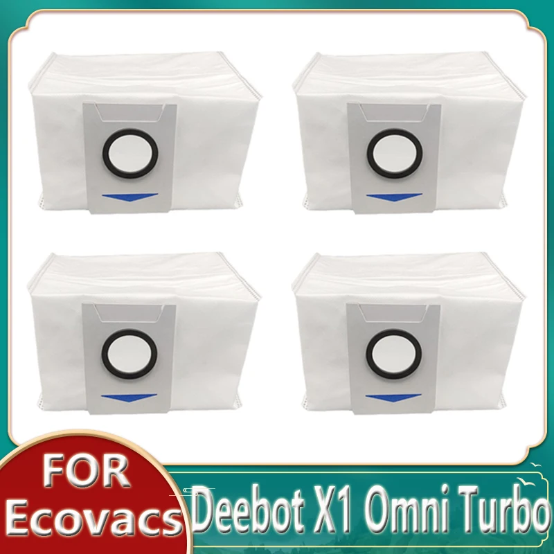 

Disposable Dust Bag Replacement For ECOVACS DEEBOT X1 OMNI TURBO Vacuum Cleaner High Capacity Leakproof Dust Bin Accessories