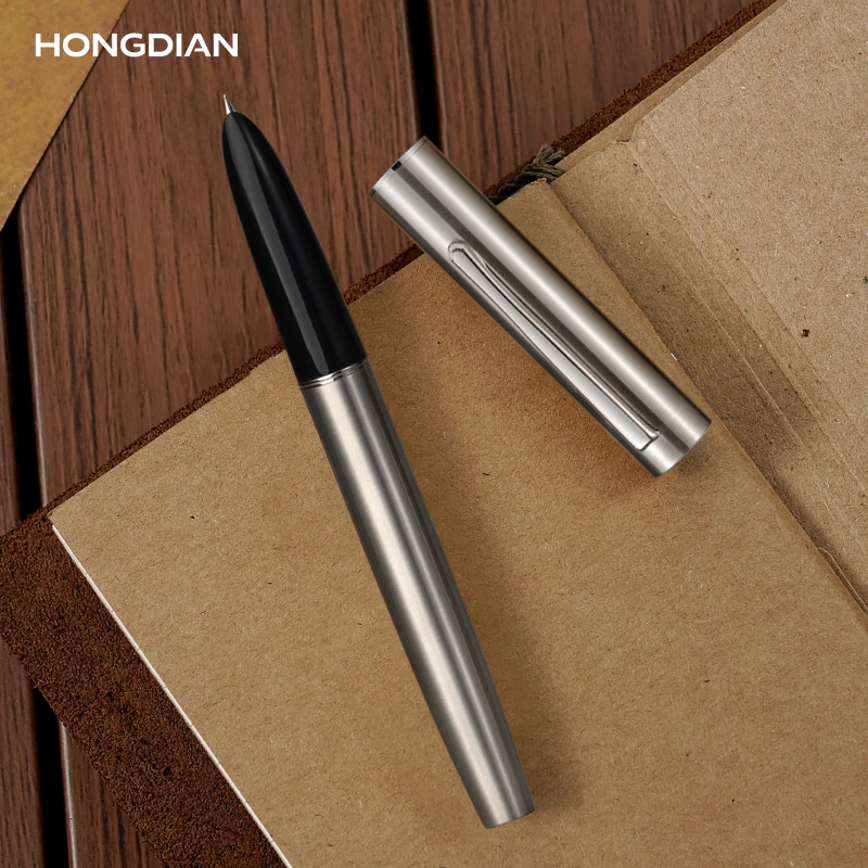Новая Hongdian C1 Exquisite Explorer, простая классическая перьевая ручка в стиле ретро EF F, перо с капюшоном, школьные канцелярские принадлежности, ручки с чернилами для письма (art.: 3920ce35ec110) - 3920ce35ec110