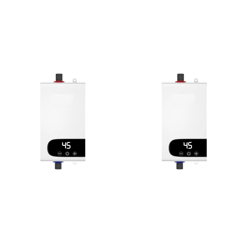 

Электрический водонагреватель с быстрым нагревом и постоянной температурой, маленький кухонный водонагреватель с европейской вилкой, 5500 В...