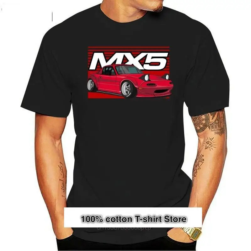 

Camiseta MX5 Miata Roadster Car para adultos, a la moda ropa de calle, nueva