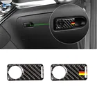 Для Mercedes Benz C Class W205 C180 C200 C300 GLC260 углеродное волокно Co-пилотная перчатка коробка для хранения ручка крышка чаши наклейка отделка