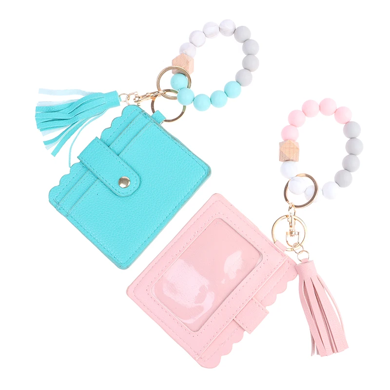 Кожаный кошелек с ремешком на руку для женщин и девушек |