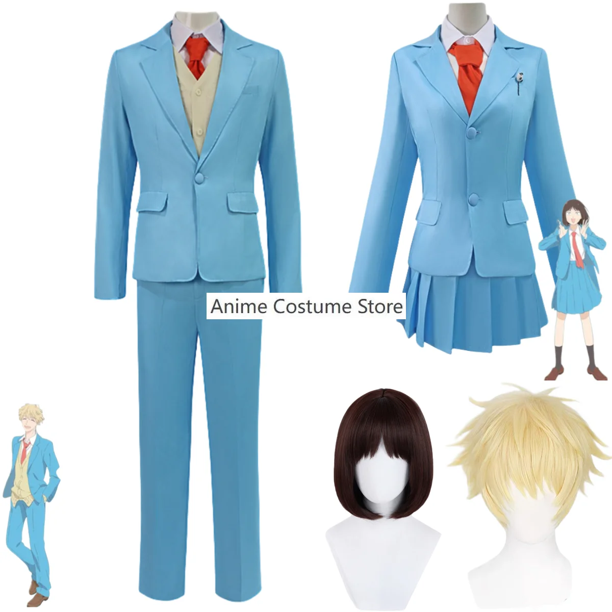 Костюм для косплея из аниме скакап и лоферы японская школьная форма JK мужчин