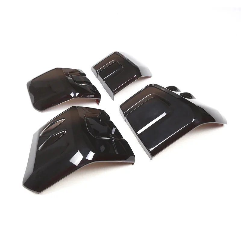 Для Toyota Land Cruiser Prado FJ150 150 2018-2022 автомобильные аксессуары ABS дымчатый черный Задний