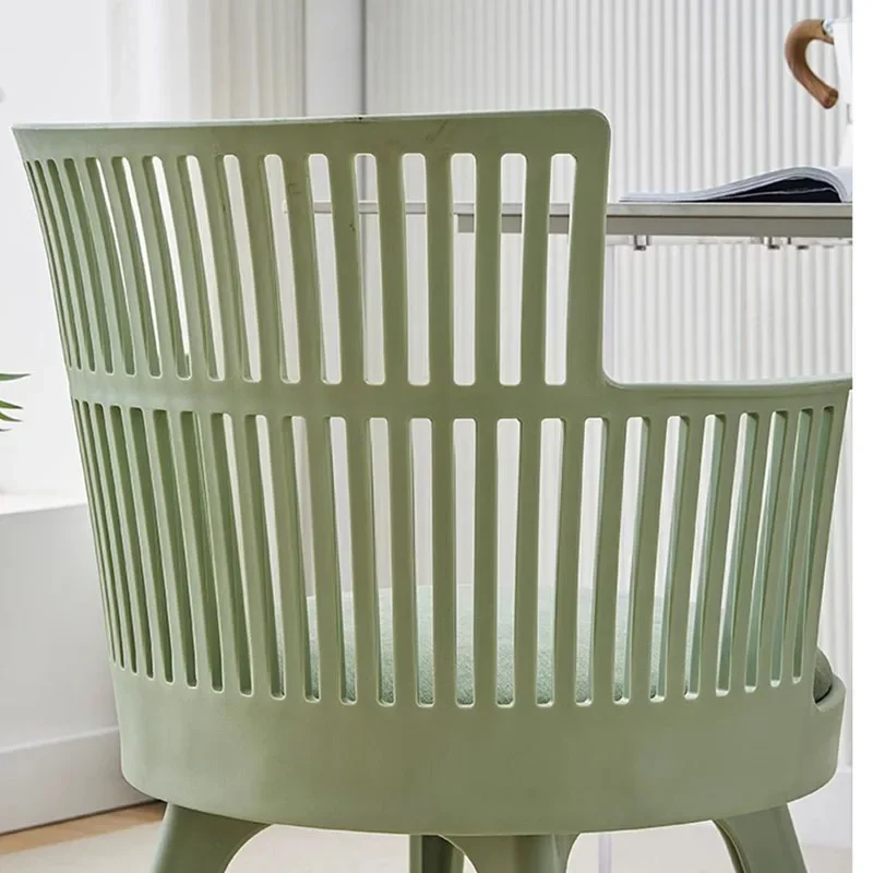 Минималистичный дизайн пластиковый стул для макияжа туалетный столик спальни