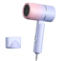 folding hairdryer 220v 240v 750w with carrying bag hot air anion hair care for home mini travel hair dryer blow drier portable