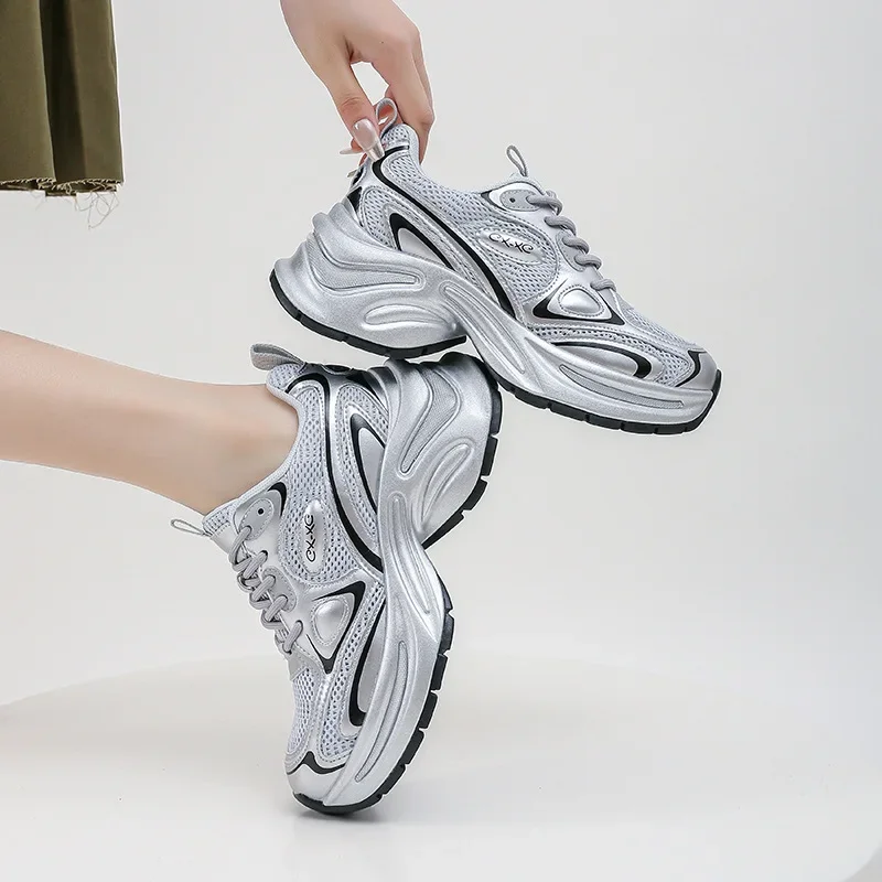 Кожаная обувь CLAIAMI для женщин повседневная спортивная легкие мягкие