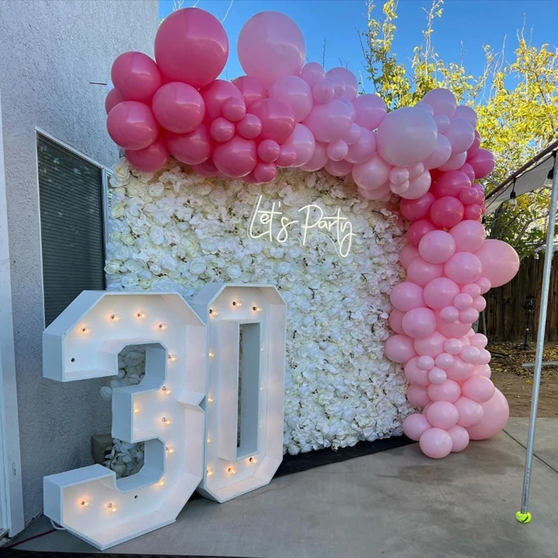 

Artificial Rose Peony Flowers Wall For DIY Pink Romantic Wedding Wall Decor Baby Shower Party Backdrop Decorative Flower Panel