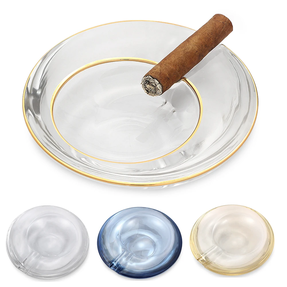 GALINER Home Cigar Ashtray Premium Decorative Tobacco Holder Desktop Smoking Accessories Gadgets For Men Puro Ashtray