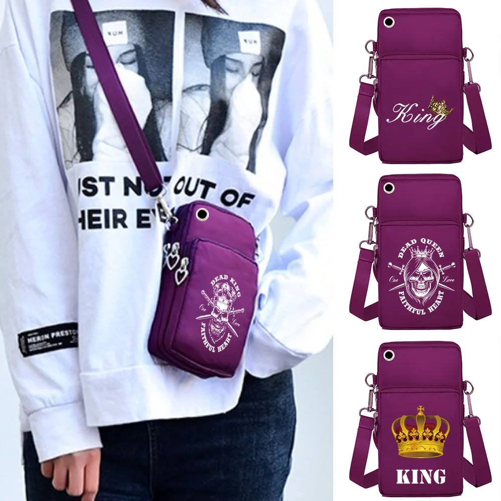 Мобильный телефон сумки кошельки сумка-клатч на руку сумка-Кроссбоди с принтом