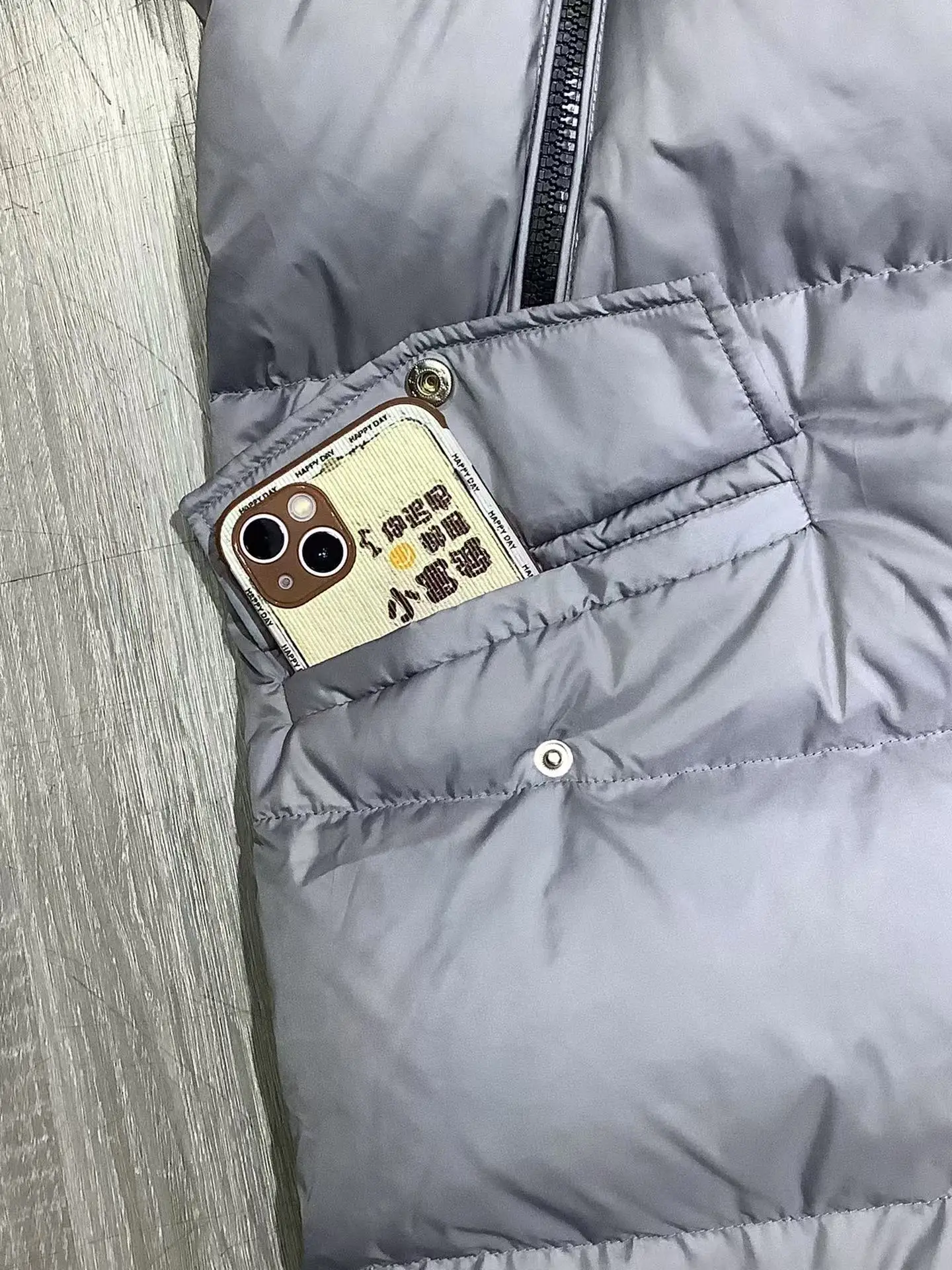 Привет новый однотонный толстый и теплый пуховик с капюшоном темпераментом