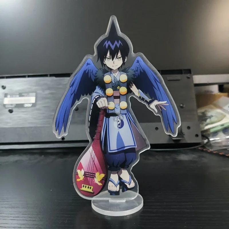 Фото Новая модель персонажа Shaman King, аниме-фигурка Yoh Asakura AMIDAMARU, косплей, акриловые стенды, модельная пластина, настольный декор, реквизит, поклонн... №3