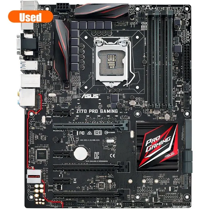 Игровая доска ASUS Z170 PRO для игры в кантри поддерживает Память DDR4 с 1151 контактами, оригинальная разборка