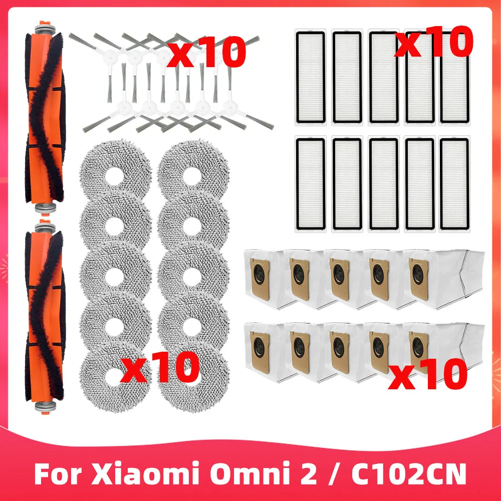 

Аксессуары для роботов-пылесосов Xiaomi OSSIEAO Fit For Xiaomi Mijia Omni 2, C102CN, B101CN, B116, X10+, X20+