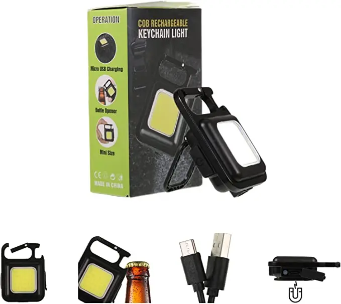 

Mini Torch Key Flashlight Pocket Light Outdoor Accessories Hiking Equipment Lighting Device Craftsmanship LED Torches