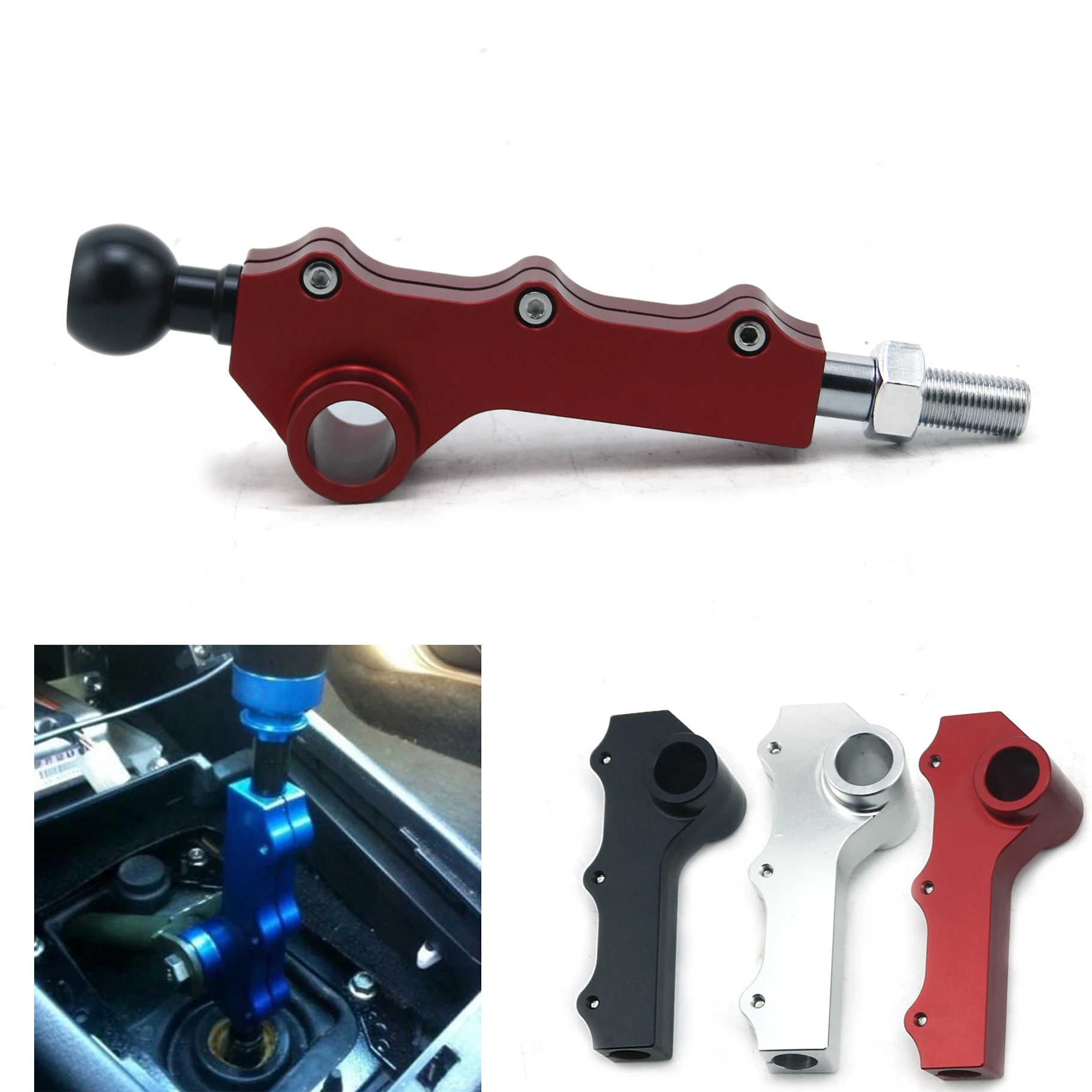 

Subaru Double Adjustable Shifter Short Height Throw Gear Shift Lever For WRX STI 2008-2014 Vehicle Accessories