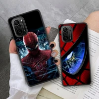 marvel superhero spiderman phone case for xiaomi mi note 11 10 9 8 6x 11x lite 9t cc9 pro se