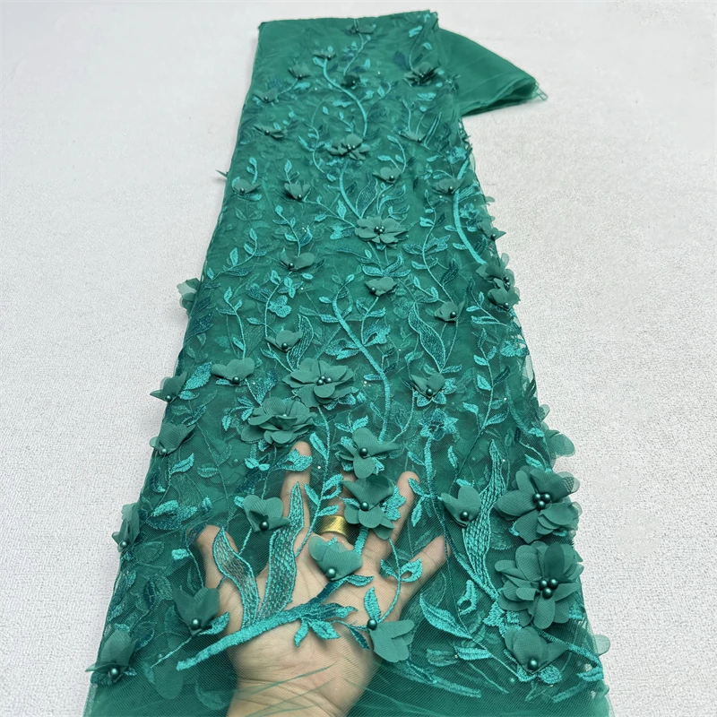 Высококачественная африканская кружевная ткань Kruvied последняя коллекция 2024