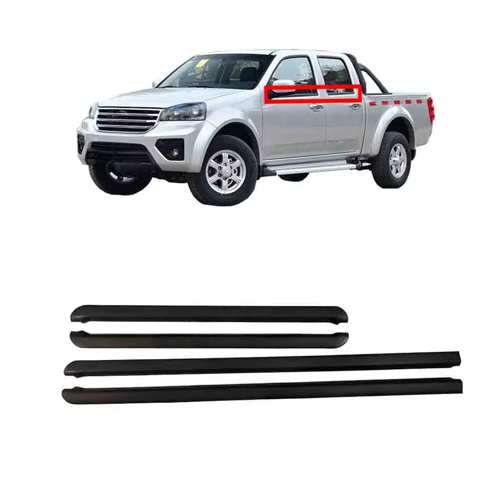 

4 шт., черное резиновое наружное оконное стекло для Great Wall Wingle 3, уплотнитель для Wingle 5, оконное стекло, внешнее, 88 см, 62,5 см