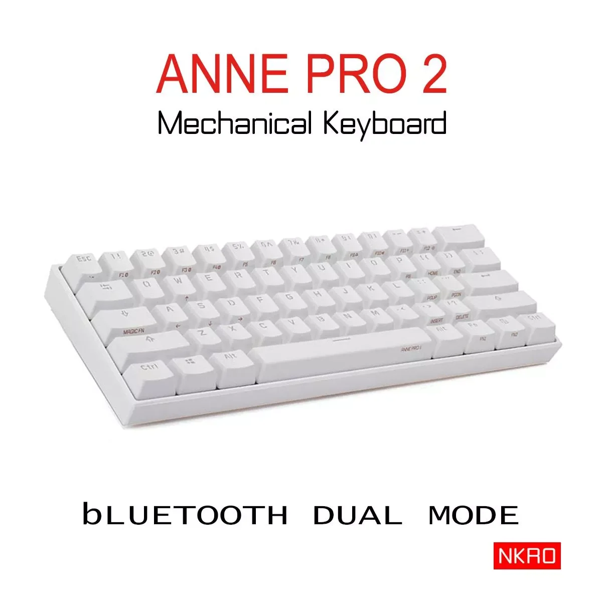

2022 Pro2 Mini Portable Wireless bluetooth 60% Mechanical Keyboard Red Blue Brown Switch Gaming Keyboard Detachable Cable hot