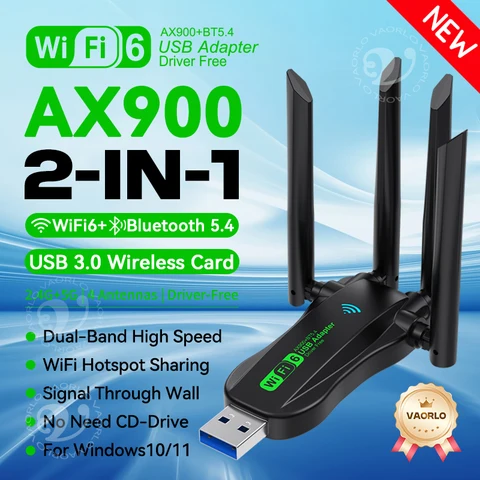 Беспроводной Wi-Fi адаптер WIFI6 AX900