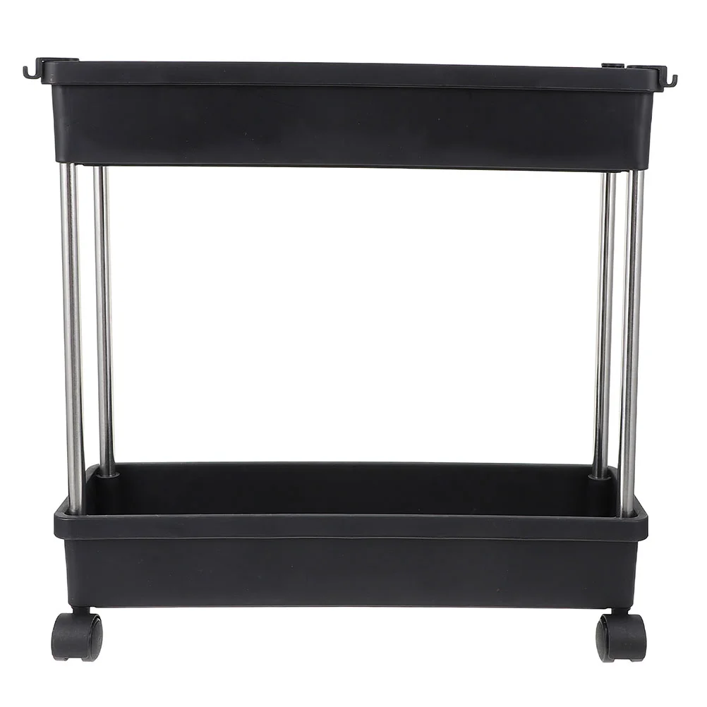 

Narrow Space Storage Shelf Kitchen Condiment Organizer Double Layer Toiletries Rack