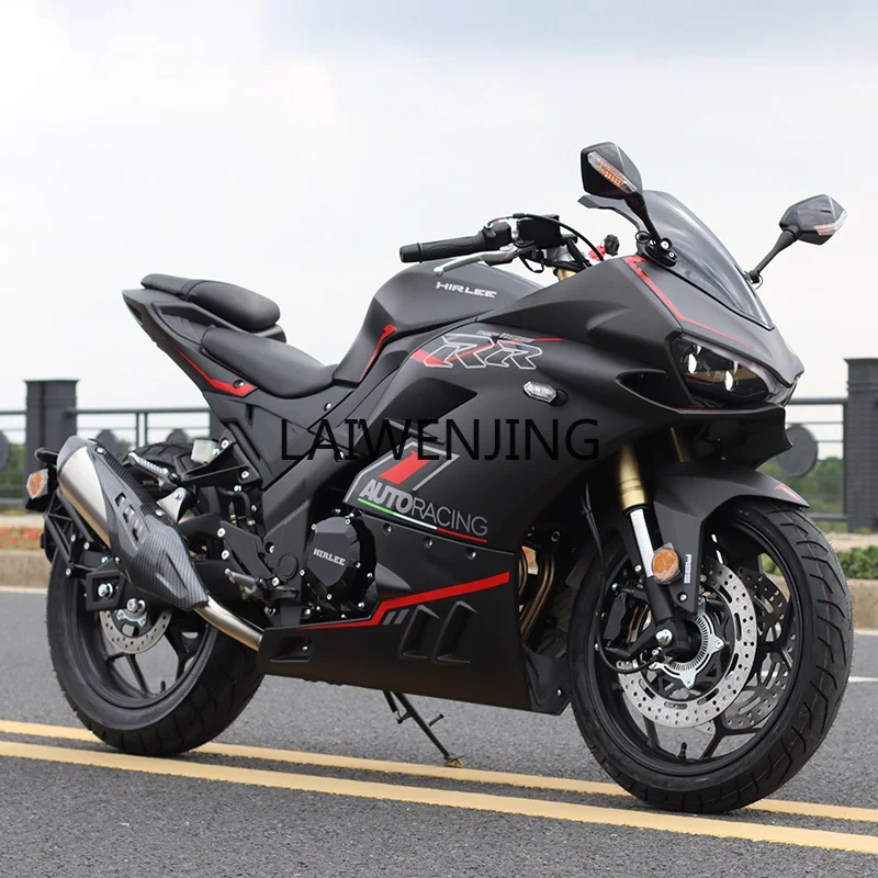 LYN's new National IV EFI Jiaolong motorcycle ABS double-cylinder water-cooled imitation race car