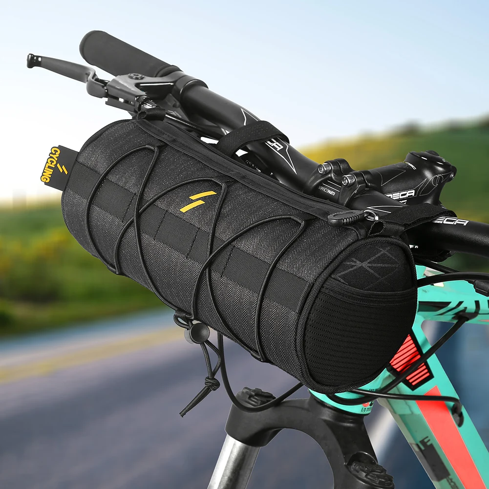 

Multipurpose Bicycle Handlebar Pannier Outdoor Storage Roll Bag Rainproof Polyester Multifunctional Bag Riding Equipment
