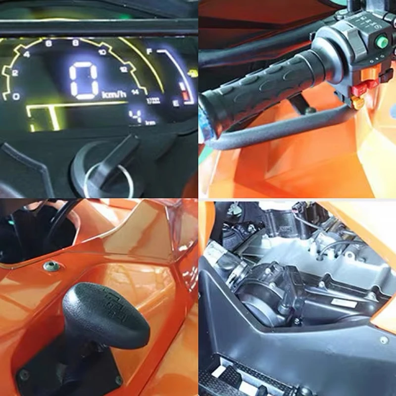 Фото Лидер продаж 350cc CVT электрический снежный скутер снегоход Китай 80 км/ч скорость автоматический цепной привод 4WD для зимних видов спорта №2