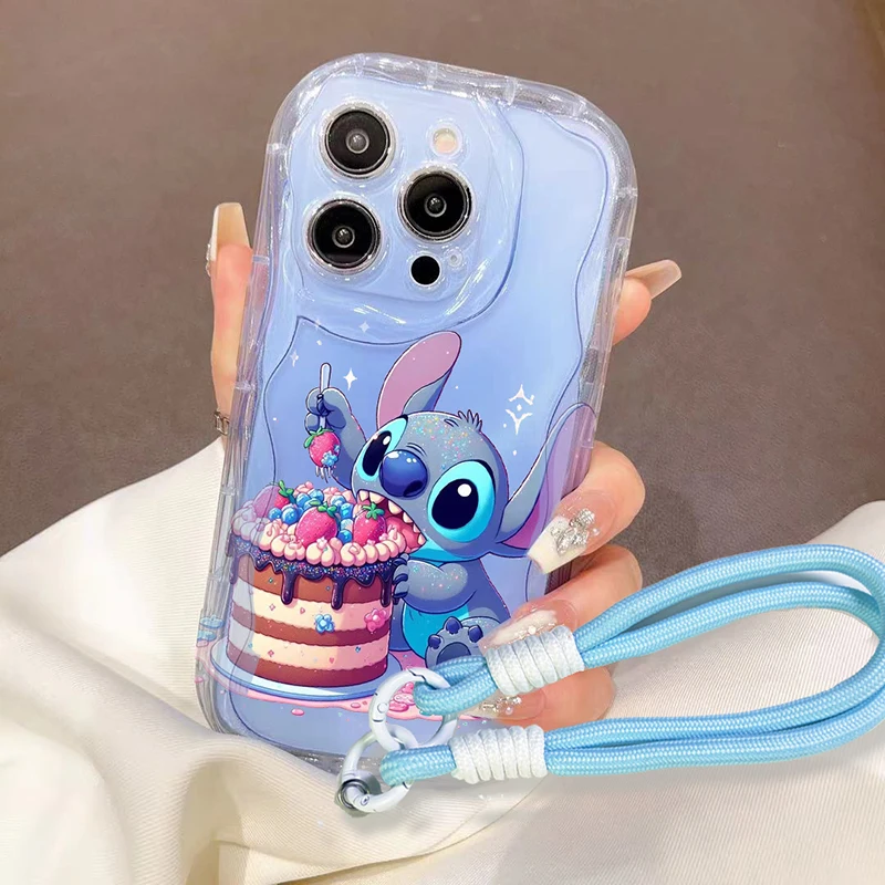 Чехол с мультяшным вышивкой для OPPO A38 A80 A60 A3 A3X A40 A18 A96 A78 A79 A93 A52 A95 A76 A72 A53S A55 A54 A57 A58 A59