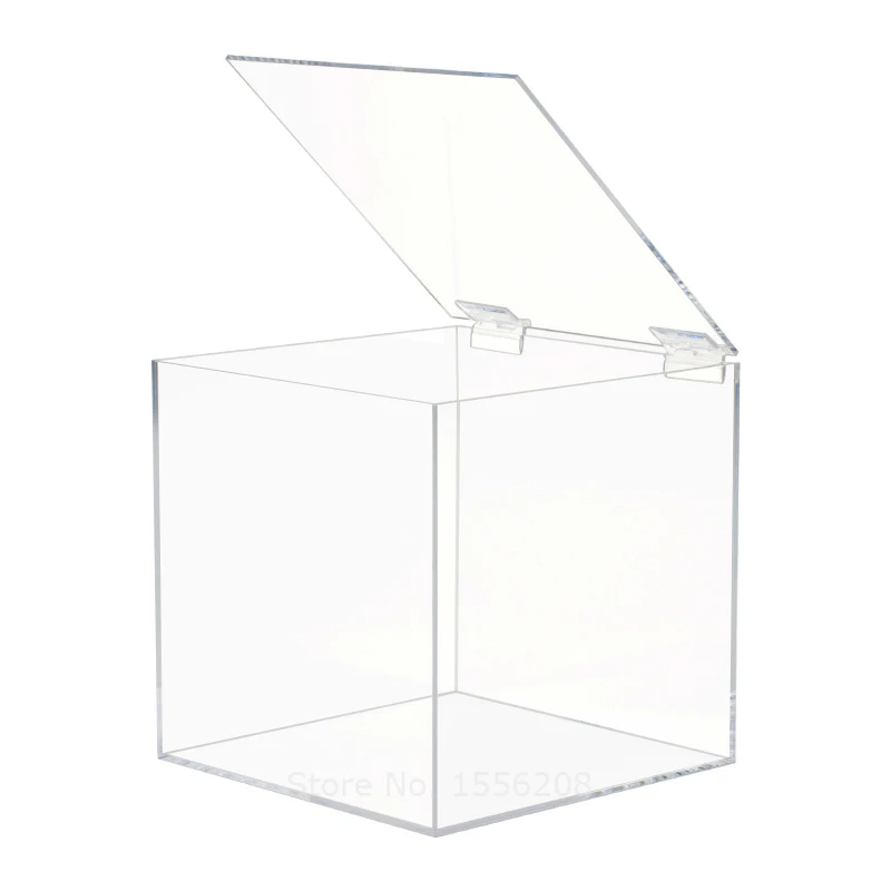 

Package Home Plastic Storage Clear Favor Plexi Organizer Acryl Cube Wedding Of Glass Office Acrylic Gift Box Party Usage
