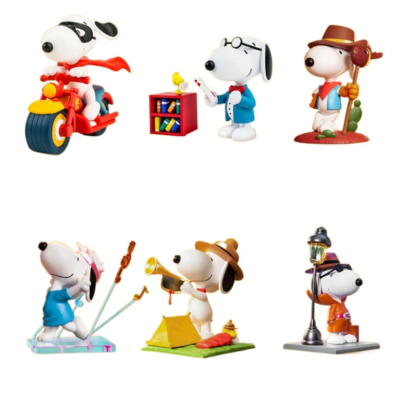 

Disney Snoopy Card Car Decoration Kawaii Toys For Children Home Tabletop Decoration Birthday Christmas Present Cartoon Character